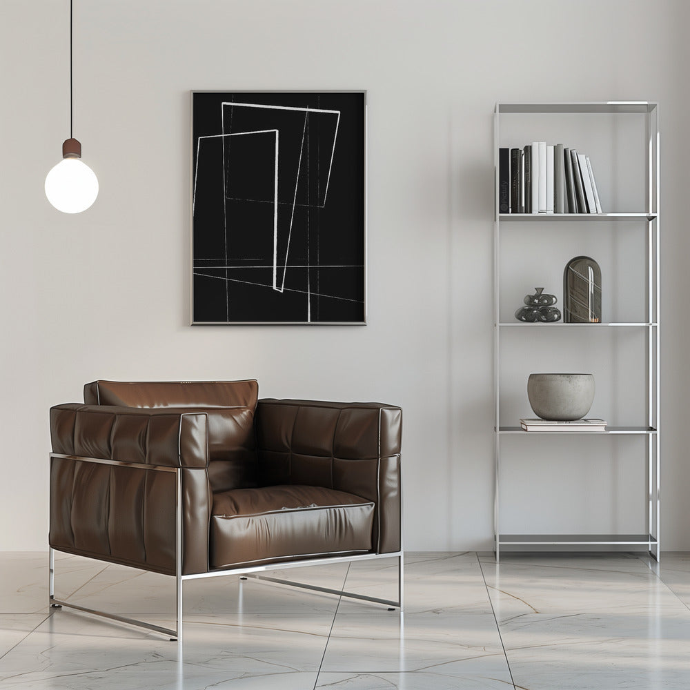 Angular Lines No 3 Poster